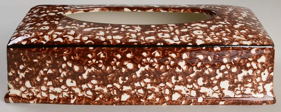 Town & Country Brown Kleenex Box by Stangl-1