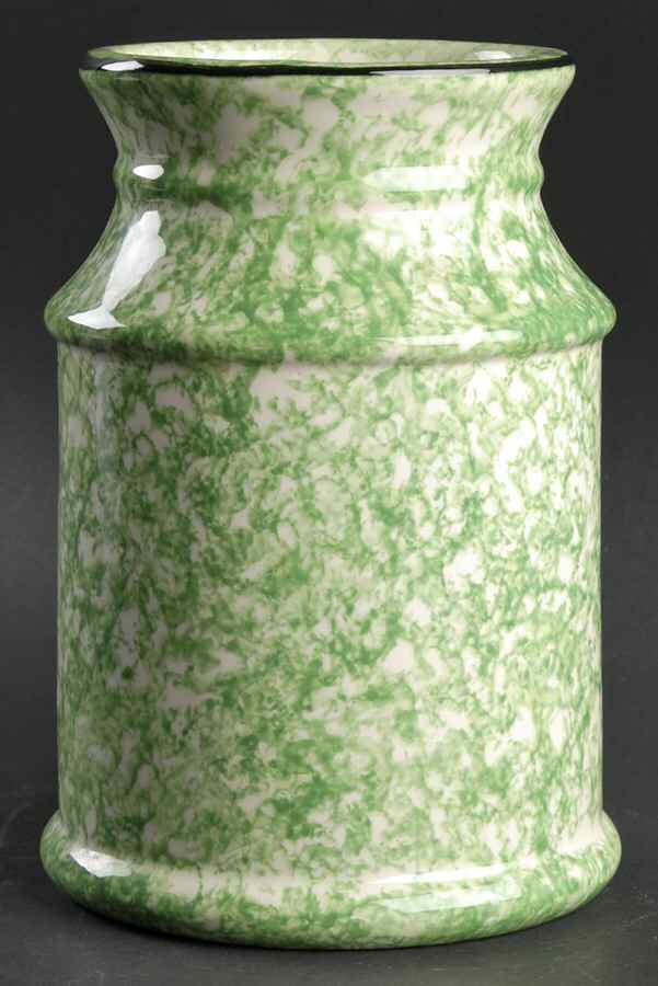 Town & Country Green Storage Jar No Lid by Stangl-1