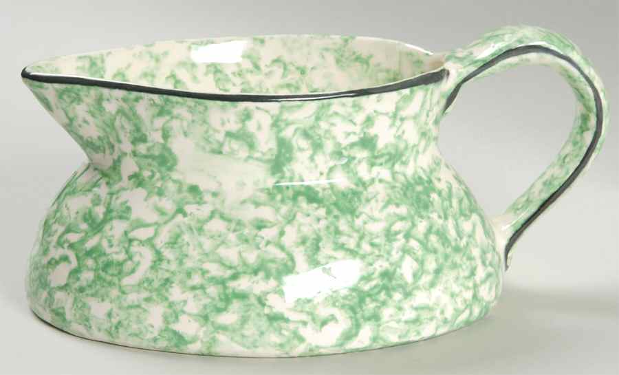 Town & Country Green Gravy Boat by Stangl-1