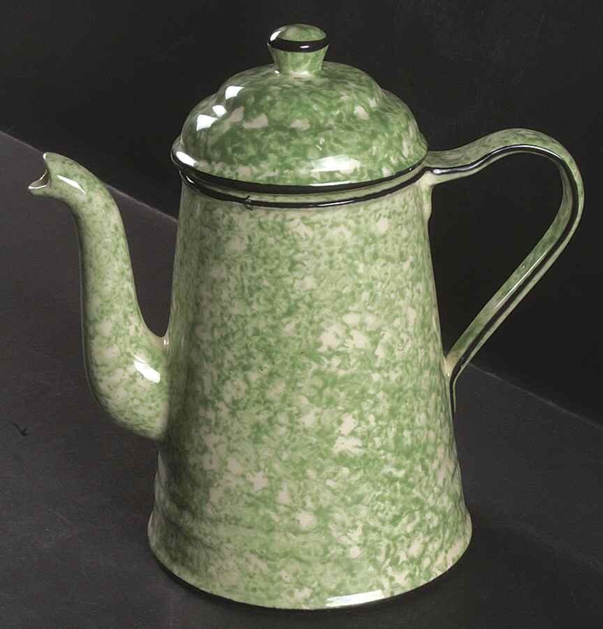 Town & Country Green Teapot & Lid by Stangl-1