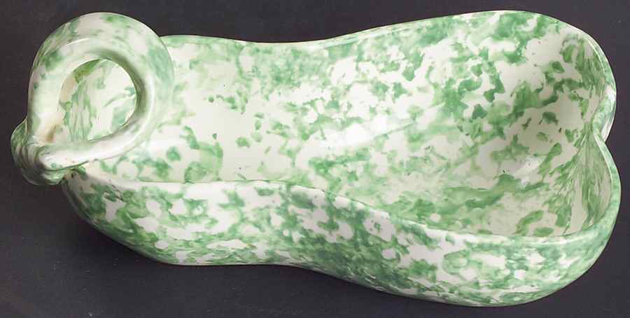Town & Country Green Pear Shaped Bowl by Stangl-1