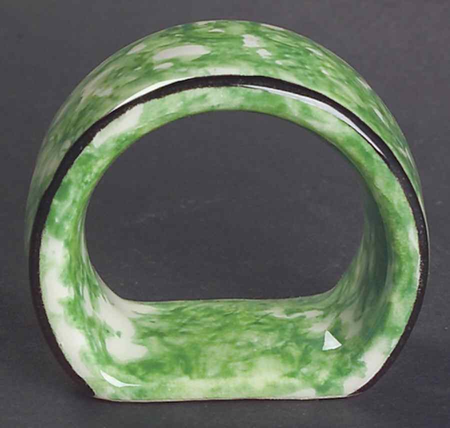 Town & Country Green Napkin Ring by Stangl-1