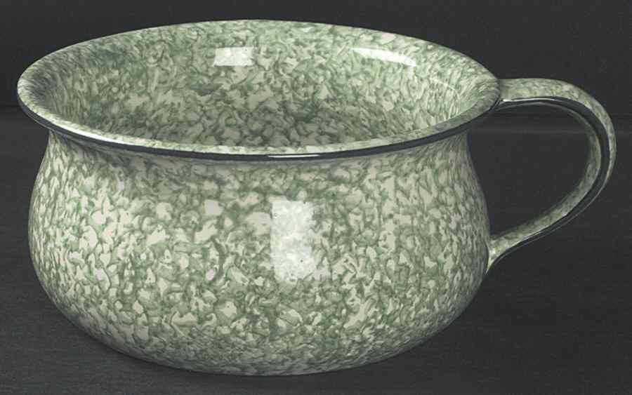 Town & Country Green Open Chamber Pot by Stangl-1