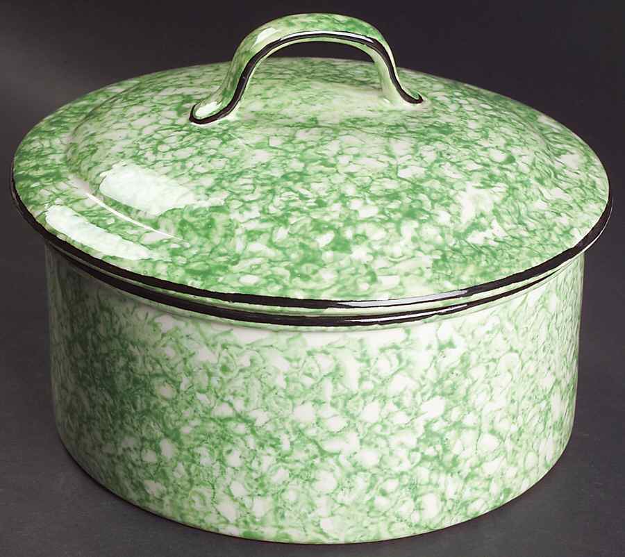 Town & Country Green 2 Qt Round Covered Casserole by Stangl-1