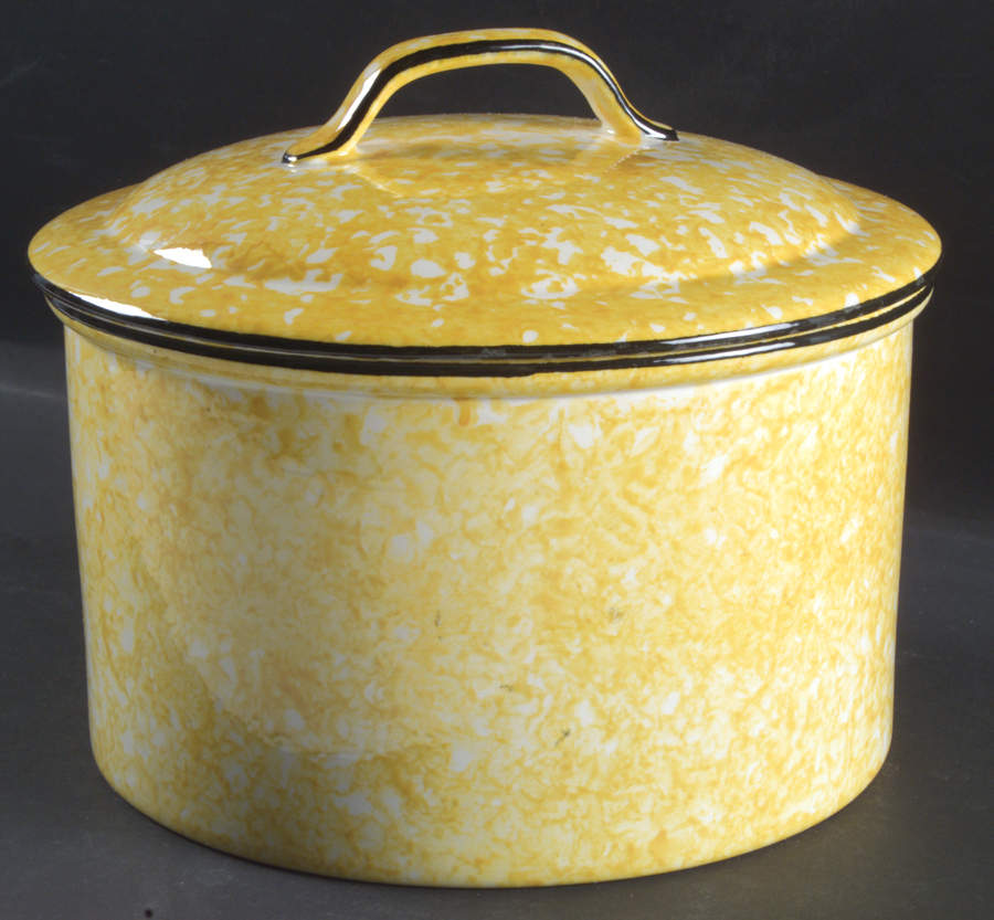 Town & Country Yellow 3 Quart Round Covered Casserole by Stangl-1