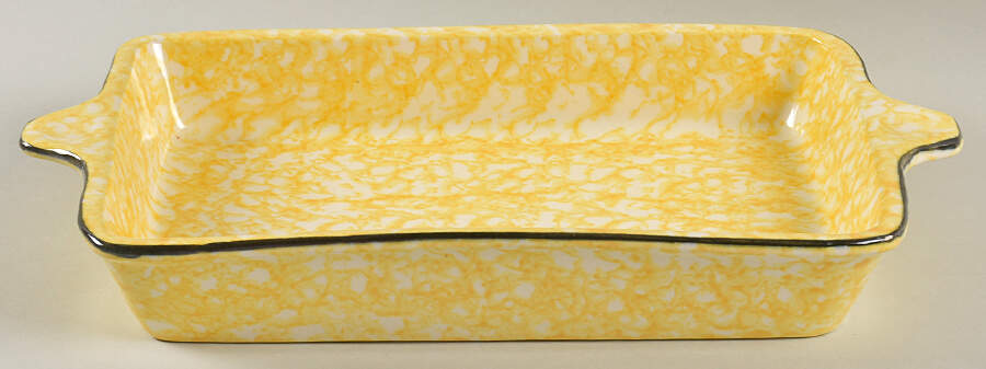 Town & Country Yellow 13"  Rectangular Baker by Stangl-1