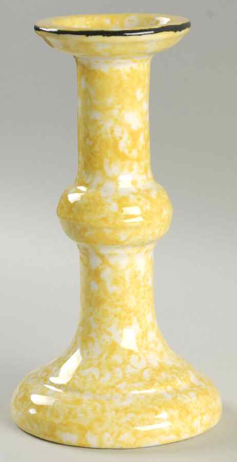 Town & Country Yellow Tall Candlestick by Stangl-1