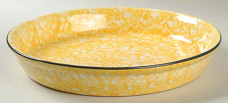 Town & Country Yellow Pie Serving Plate by Stangl-1