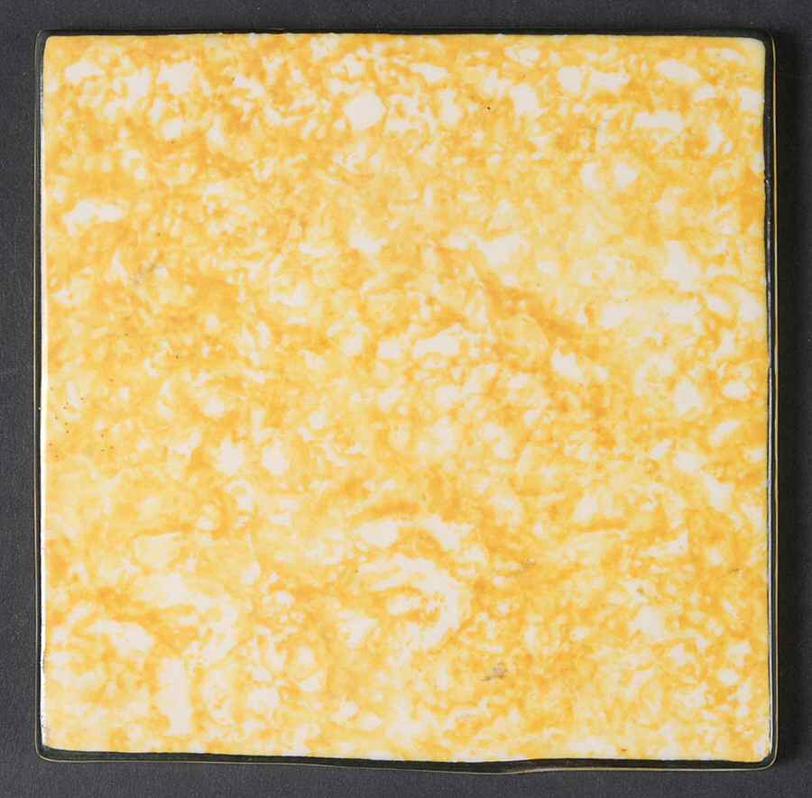 Town & Country Yellow Square Tea Tile by Stangl-1