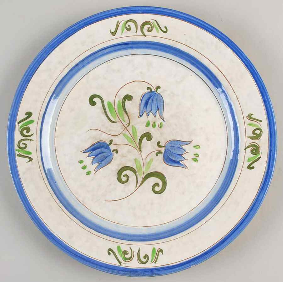 Tulip Blue 12" Chop Plate (Round Platter) by Stangl-1