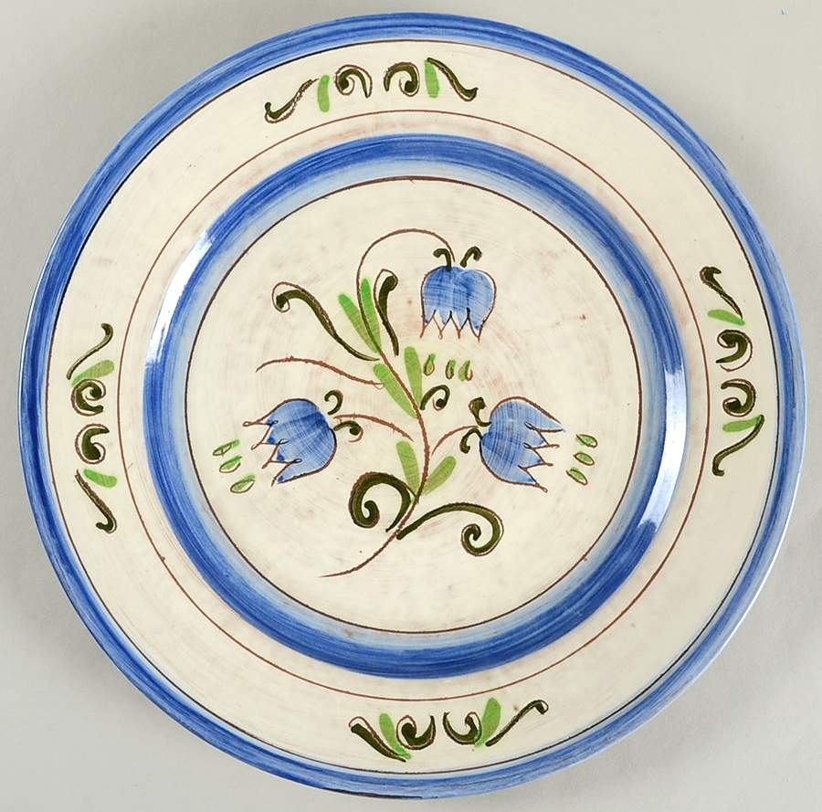 Tulip Blue (Terra Rose Line) Service Plate (Charger) by Stangl-1