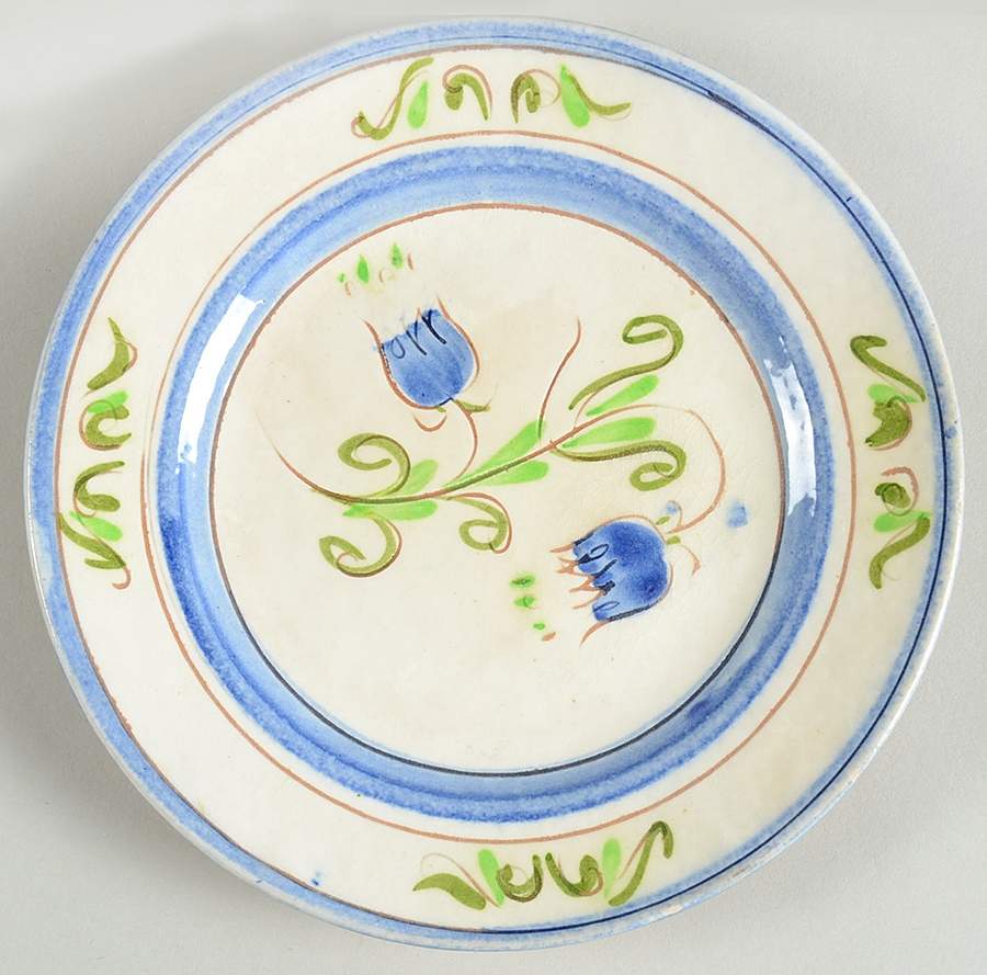 Tulip Blue (Terra Rose Line) Bread & Butter Plate by Stangl-1