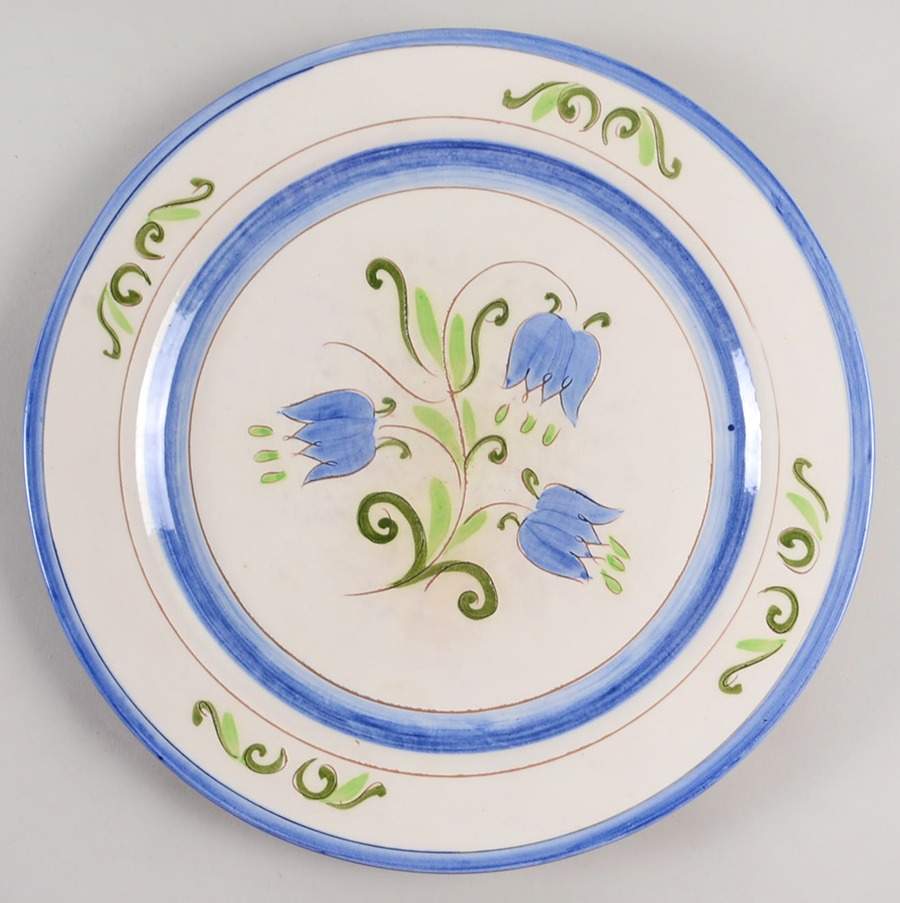 Tulip Blue (Terra Rose Line) Service Plate (Charger) by Stangl-1