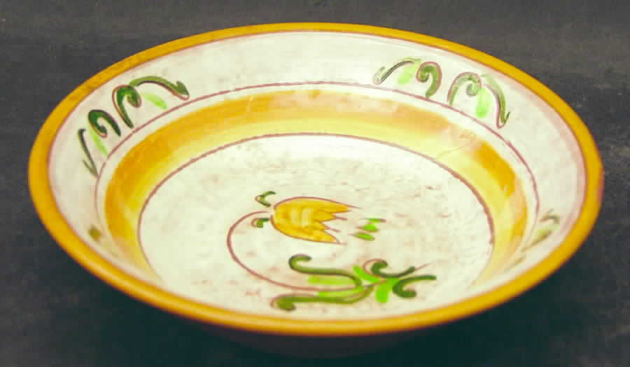 Tulip Yellow (Terra Rose Line) Fruit/Dessert (Sauce) Bowl by Stangl-1