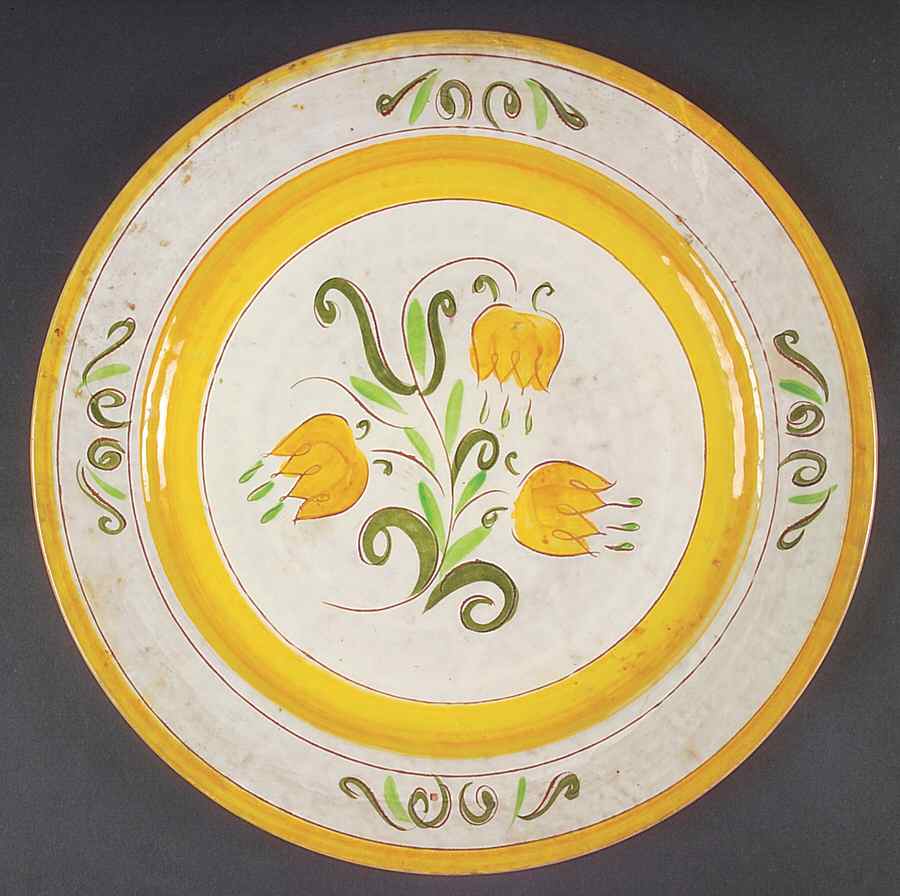 Tulip Yellow (Terra Rose Line) 12" Chop Plate (Round Platter) by Stangl-1