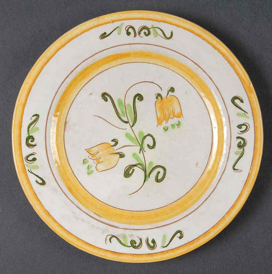 Tulip Yellow (Terra Rose Line) Bread & Butter Plate by Stangl-1