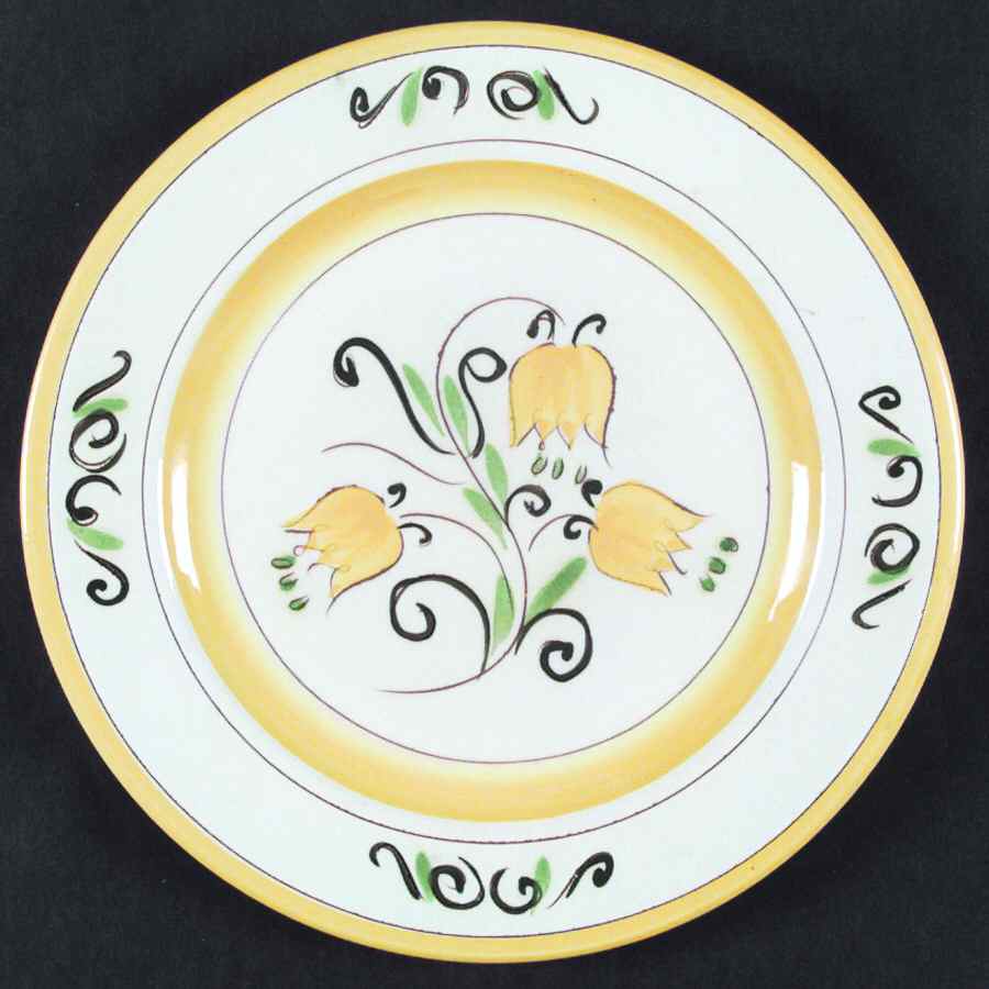 Tulip Yellow (Not Terra Rose Line) Dinner Plate by Stangl-1