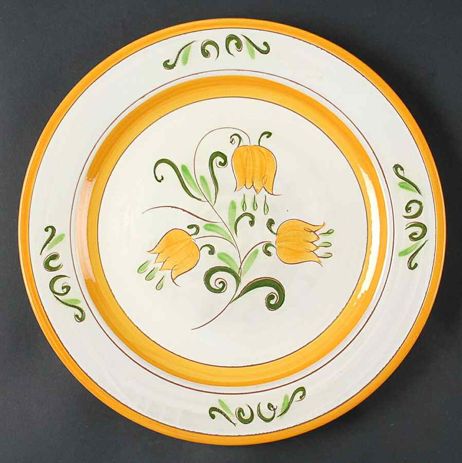 Tulip Yellow (Not Terra Rose Line) 12" Chop Plate (Round Platter) by Stangl-1