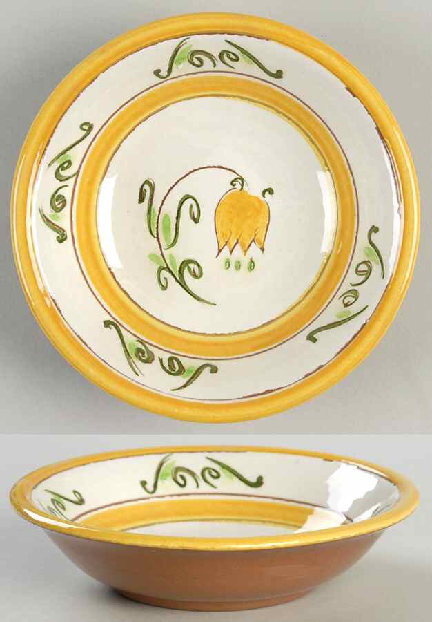 Tulip Yellow (Not Terra Rose Line) Fruit/Dessert (Sauce) Bowl by Stangl-1