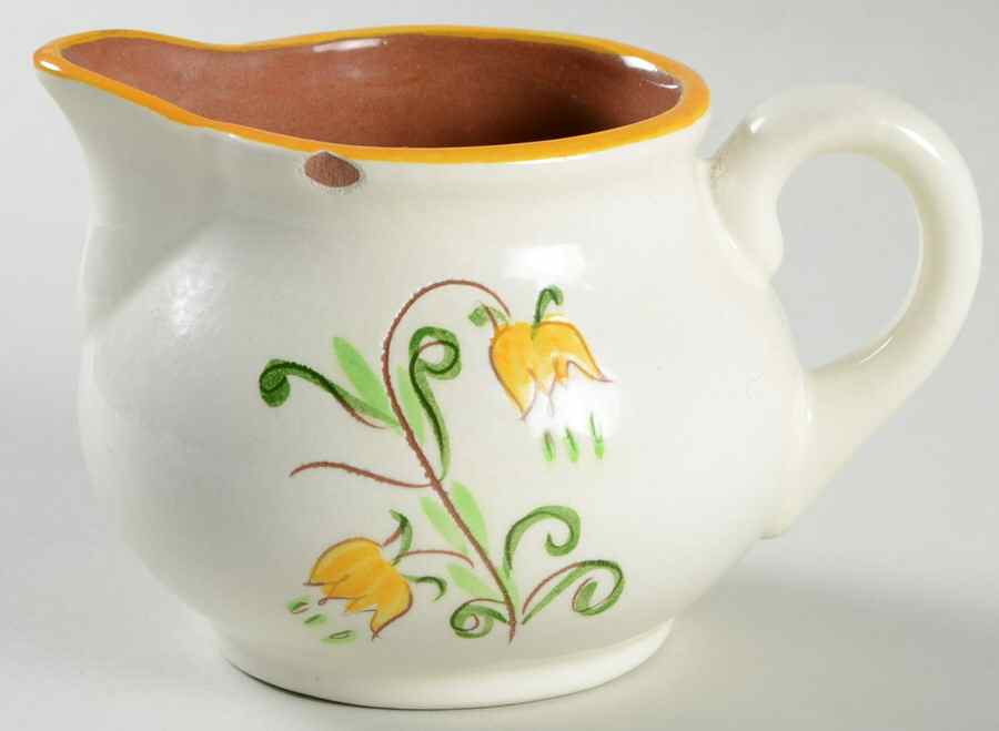 Tulip Yellow (Not Terra Rose Line) Mini Creamer by Stangl-1
