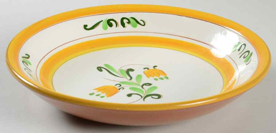 Tulip Yellow (Not Terra Rose Line) Coupe Soup Bowl by Stangl-1