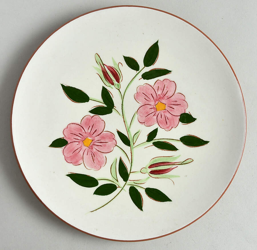 Wild Rose Salad Plate by Stangl-1