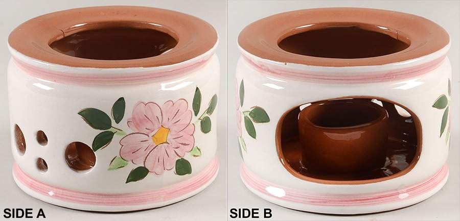 Wild Rose China Warmer Stand by Stangl-1