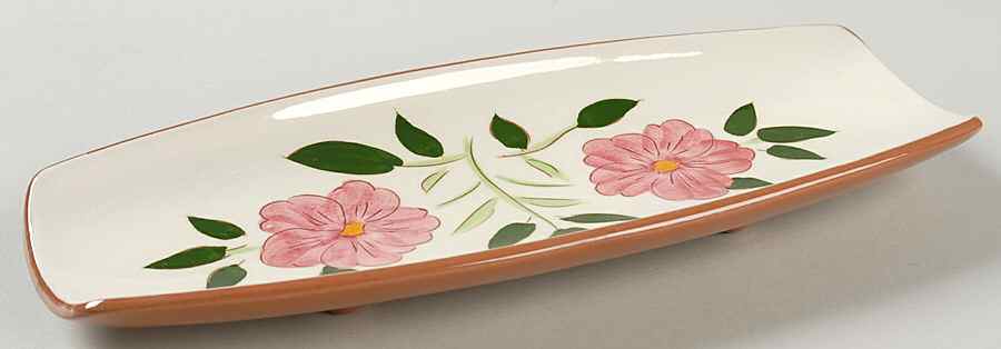 Wild Rose Pickle Dish by Stangl-1