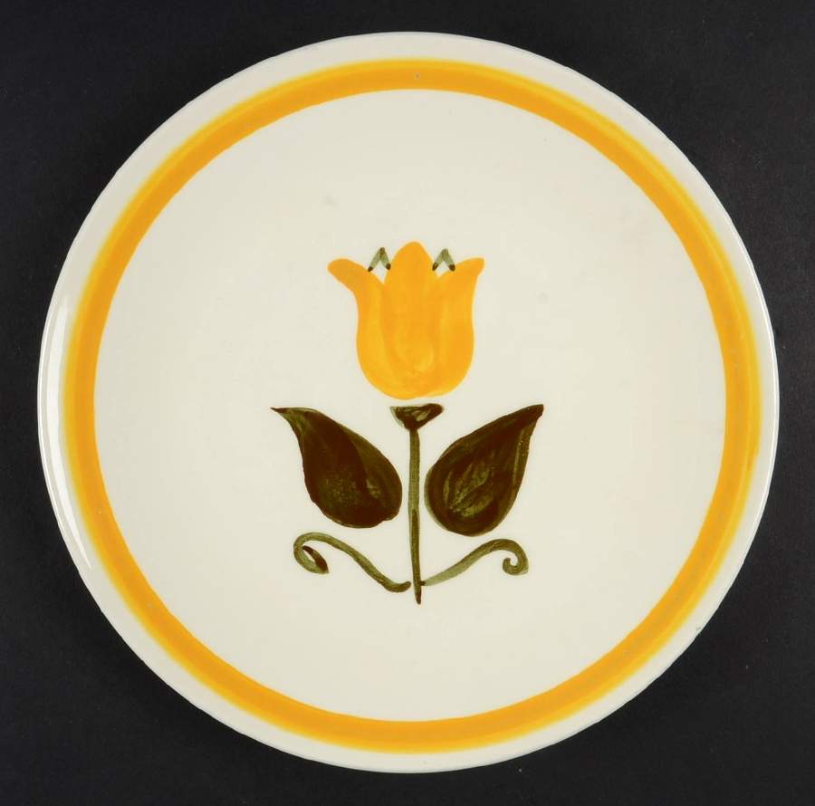 New Tulip Yellow Salad Plate by Stangl-1