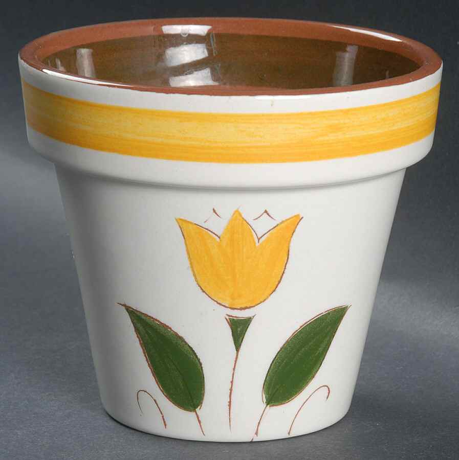 New Tulip Yellow 4" Flower Pot by Stangl-1
