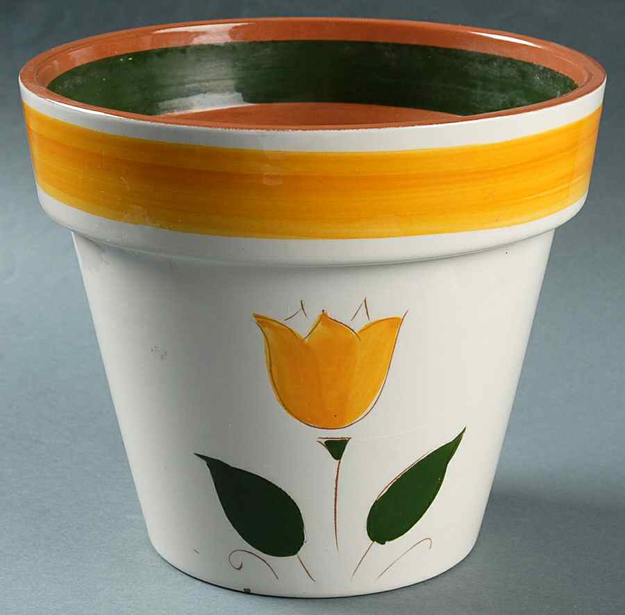 New Tulip Yellow 6" Flower Pot by Stangl-1