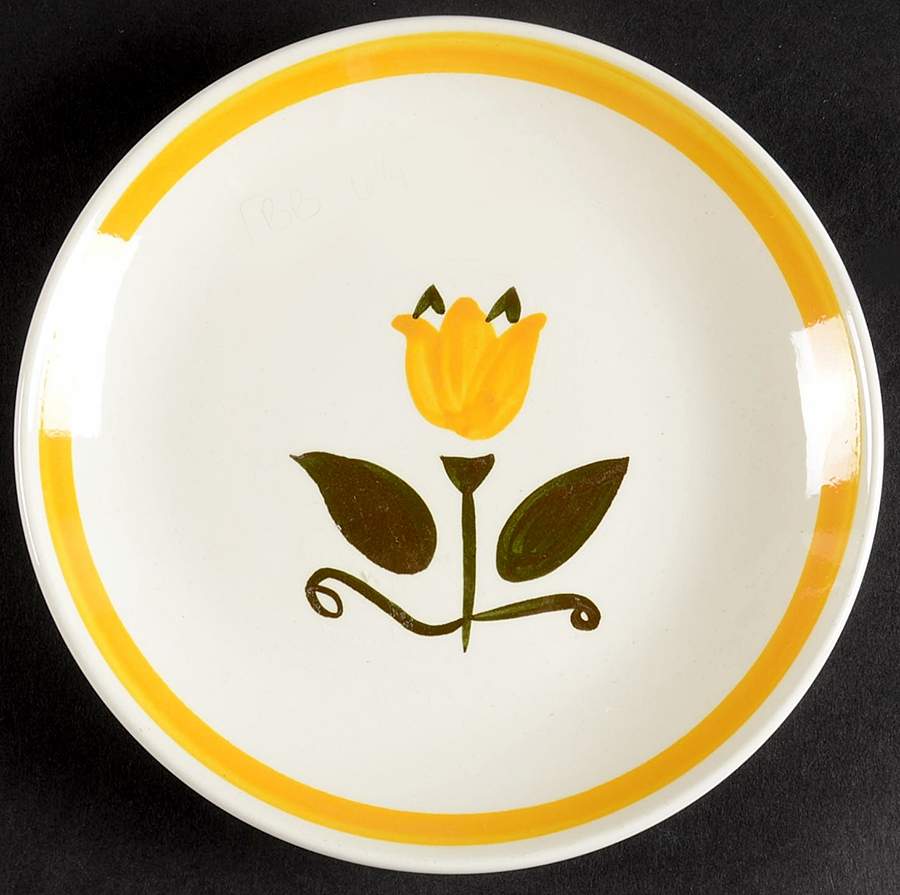 New Tulip Yellow Bread & Butter Plate by Stangl-1