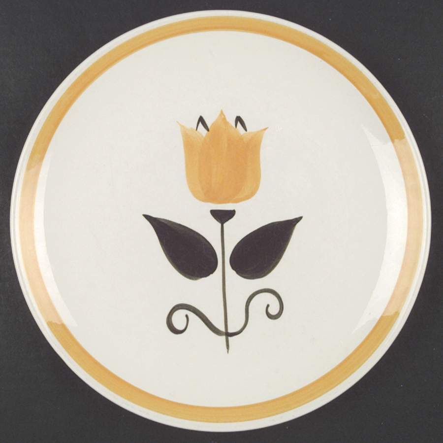 New Tulip Yellow Dinner Plate by Stangl-1
