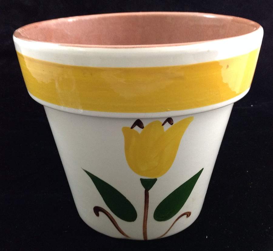 New Tulip Yellow 6" Flower Pot by Stangl-1