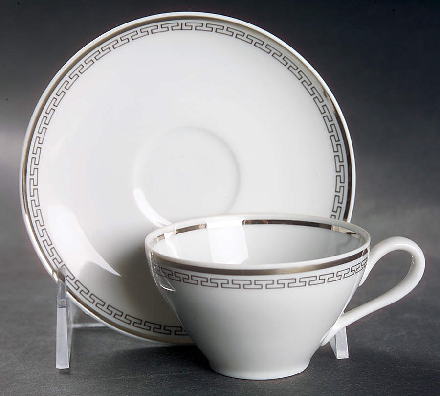 Countess Flat Demitasse Cup & Saucer Set by Stonegate-1
