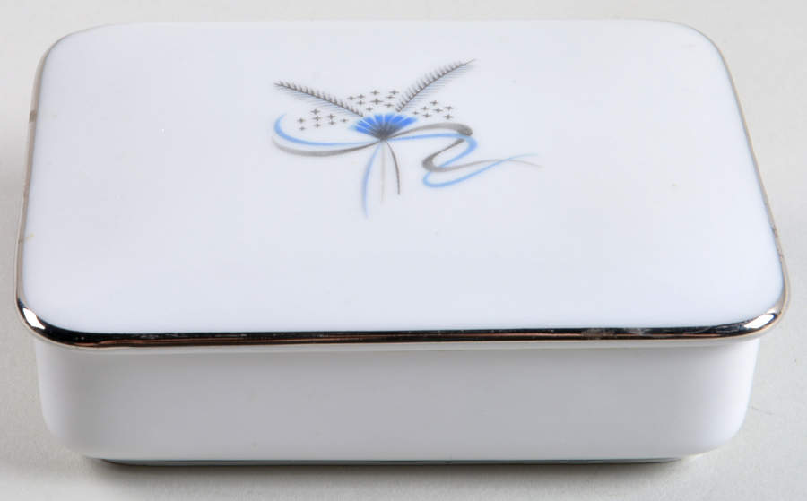 Harvest Stars Blue Cigarette Box & Lid by Stonegate-1