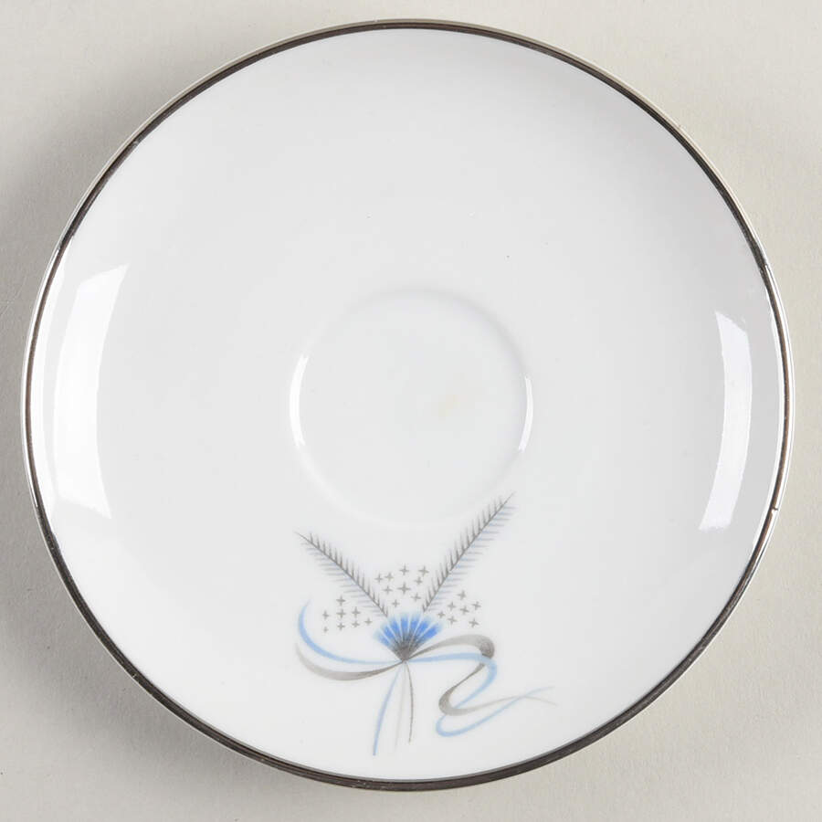 Harvest Stars Blue Saucer for Demitasse Cup by Stonegate-1