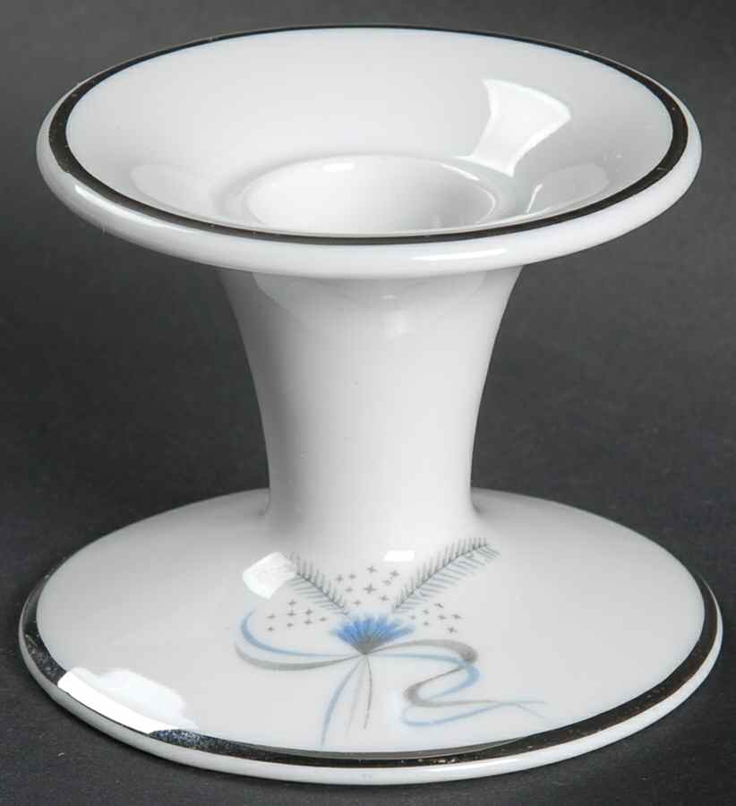 Harvest Stars Blue Single Light Candlestick by Stonegate-1