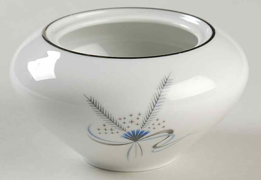 Harvest Stars Blue Sugar Bowl No Lid by Stonegate-1