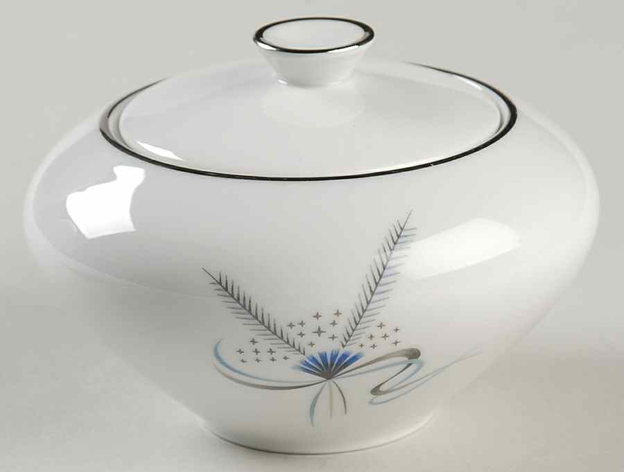Harvest Stars Blue Sugar Bowl & Lid by Stonegate-1