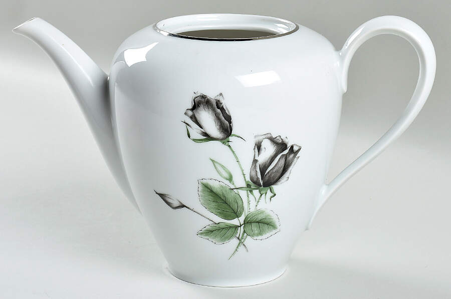 Midnight Rose Coffee Pot No Lid by Stonegate-1
