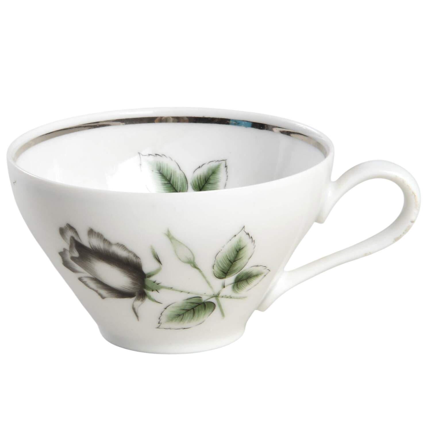 Midnight Rose Flat Demitasse Cup by Stonegate-1