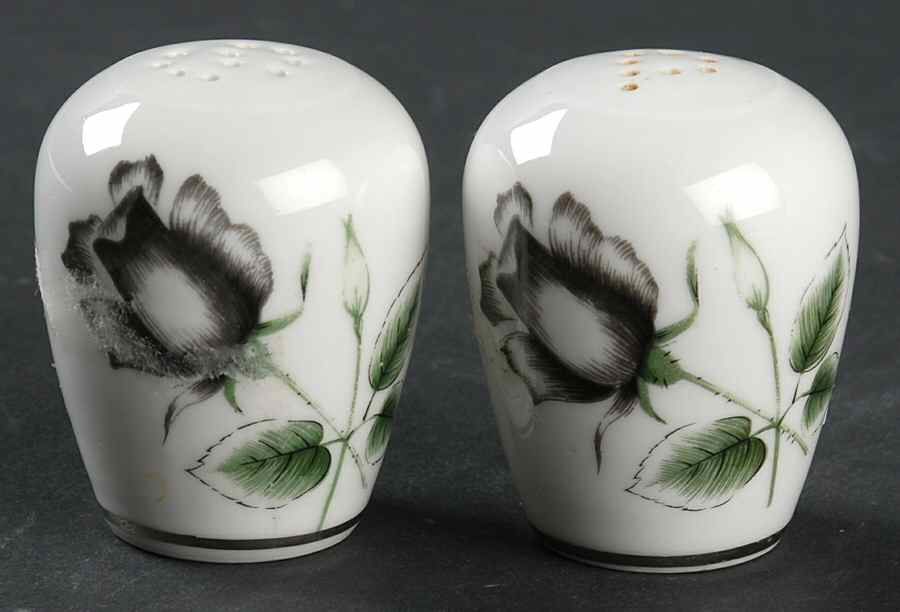 Midnight Rose Salt & Pepper Set by Stonegate-1