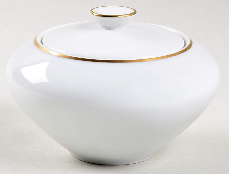 My Devotion (Gold Trim) Sugar Bowl & Lid by Stonegate-1