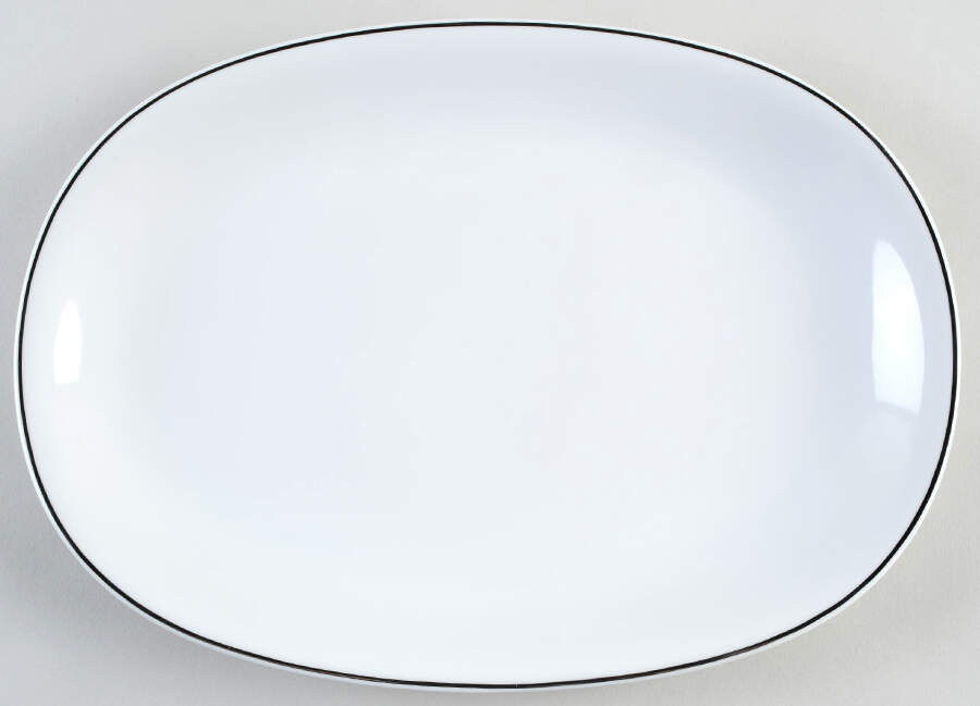 My Devotion (Platinum Trim) 13" Oval Serving Platter by Stonegate-1