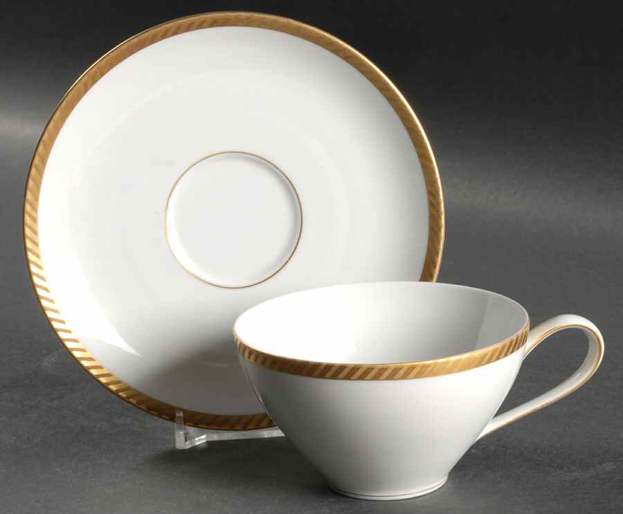 Princess Flat Cup & Saucer Set by Stonegate-1