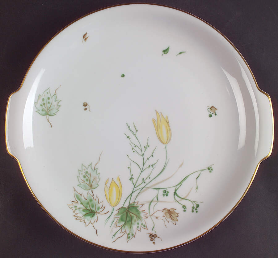 Spring Breeze Handled Cake Plate by Stonegate-1