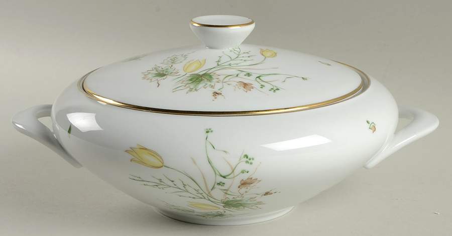 Spring Breeze Round Covered Vegetable by Stonegate-1
