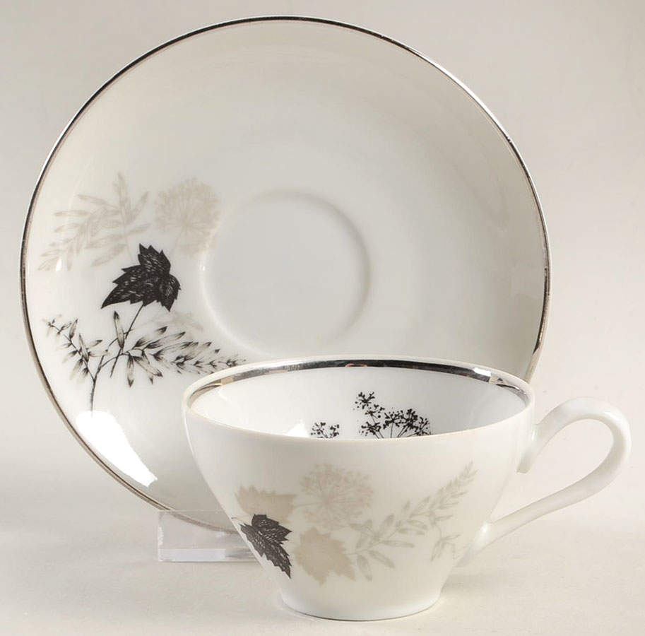 Wooddale Flat Demitasse Cup & Saucer Set by Stonegate-1