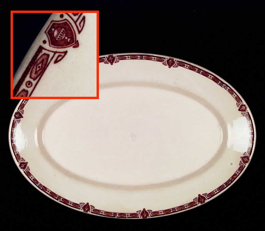 STR62 14" Oval Serving Platter by Sterling China (USA)-1